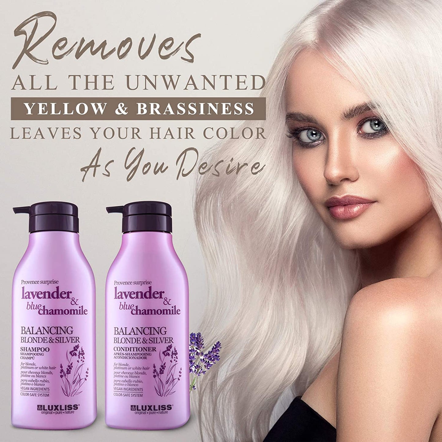 Purple Shampoo & Conditioner Travel pack VEGAN
