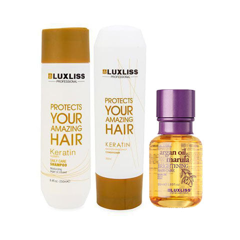 Keratin Daily Care & Marula Serum Set