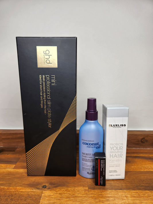 Ghd mini wide plate hair straightener + Free Gift