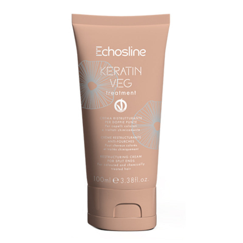 Echosline Keratin Veg Treatment: Restructuring Cream for Split Ends