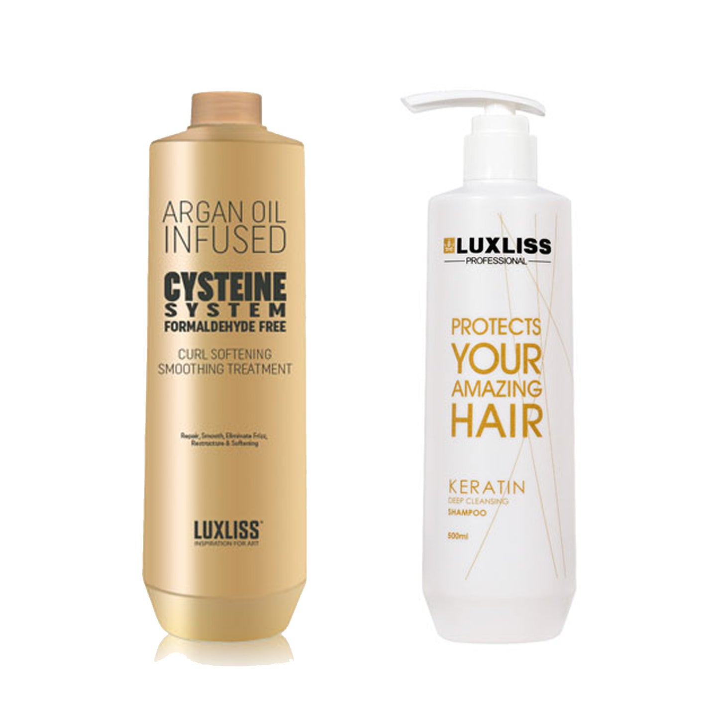 Luxliss Keratin Cysteine System and Curl softening Smooth treatment 100ml