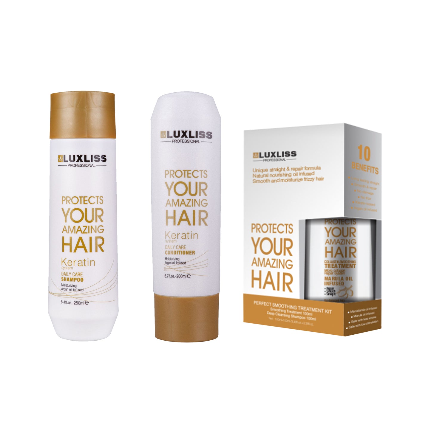 Smooth Wonder Keratin Treatment Kit Set and Home Care