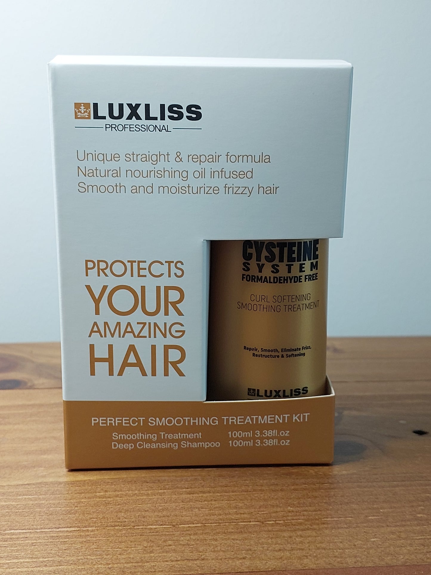 Luxliss Keratin Cysteine System and Curl softening Smooth treatment 100ml